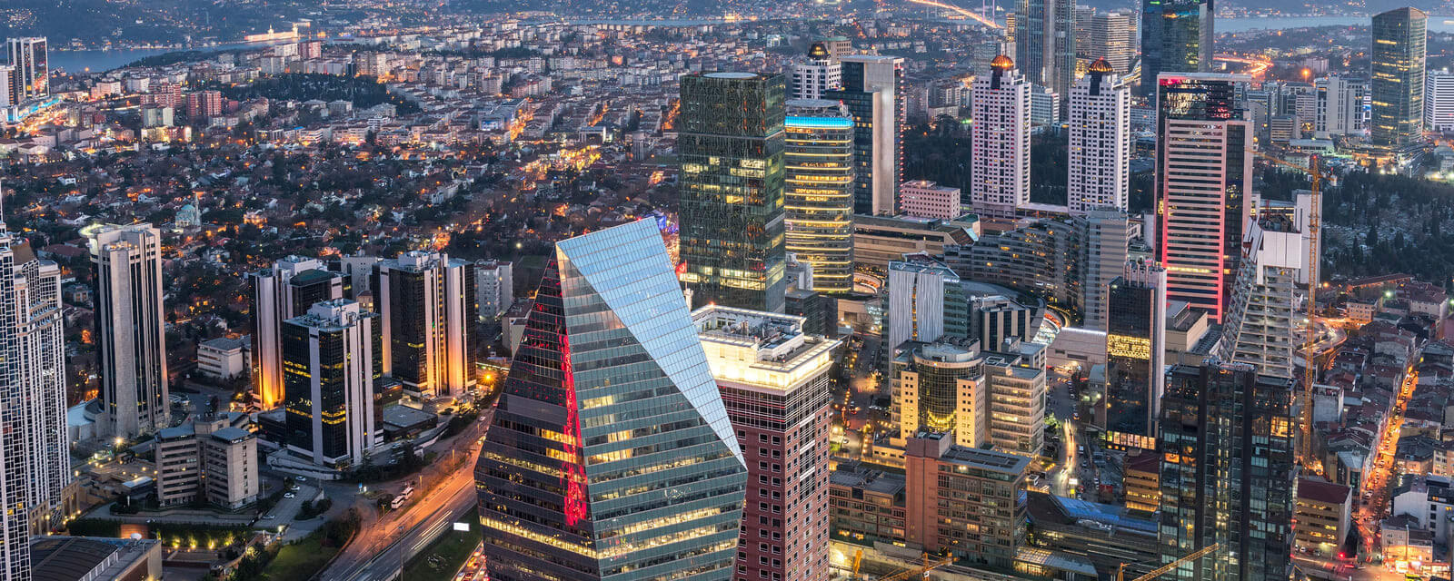 Cityscape of Istanbul City